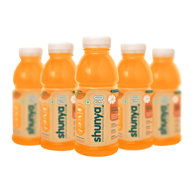 Shunya Go Everyday Hydration Drink (300ml Each) Zesty Orange