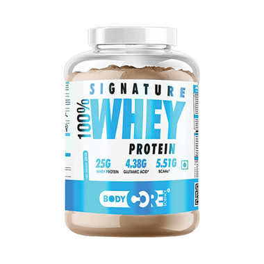 Body Core Science Signature 100% Whey Protein Powder Kesar Pista