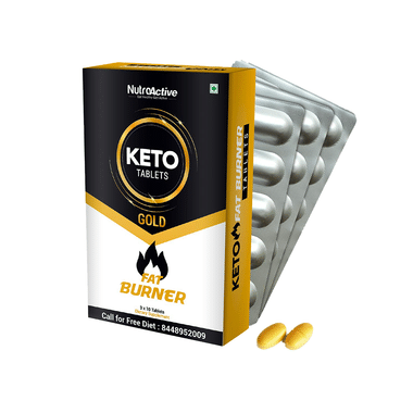 NutroActive Keto Tablet Gold