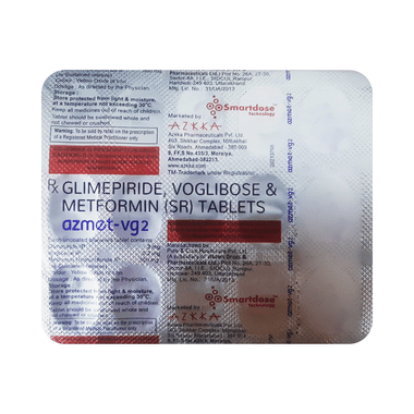 Azmet-VG 2mg/500mg/0.2mg Tablet SR