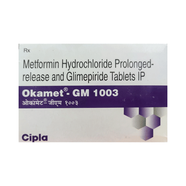 Okamet GM 3mg/1000mg Tablet PR