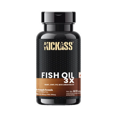 Kickass Fish Oil 3x Softgel Capsule