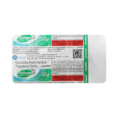 New Cyclopam Fast Relief Tablet