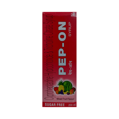 Pep-ON Syrup Mixed Fruit Sugar Free