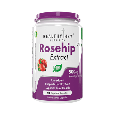 HealthyHey Rosehip Extract Vegetable Capsule