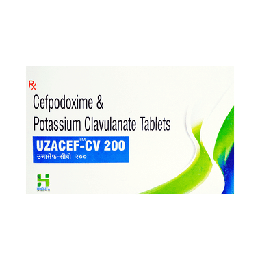 Uzacef-CV 200 Tablet
