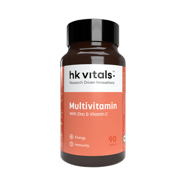HK Vitals Multivitamin With Multimineral, Amino Acids, Taurine & Ginseng Extract | For Energy, Immunity & Stamina | Tablet