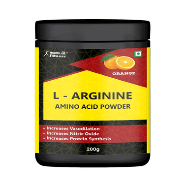 HealthVit Fitness L-Arginine Powder Orange