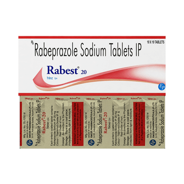 Rabest 20mg Tablet