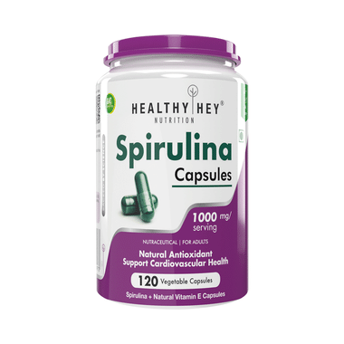 HealthyHey Nutrition Spirulina Vegetable Capsule