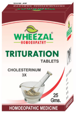 Wheezal Cholesterinum Trituration Tablet 3X