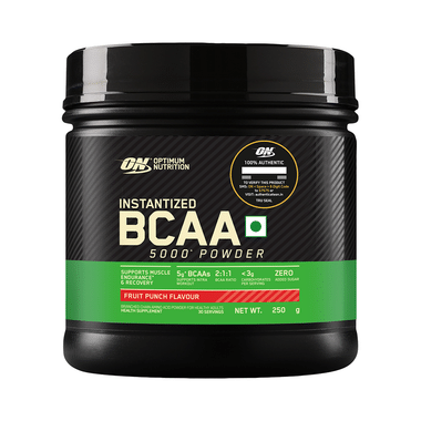 Optimum Nutrition (ON) Instantized BCAA 5000 Powder Fruit Punch