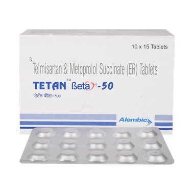 Tetan Beta 50 Tablet ER