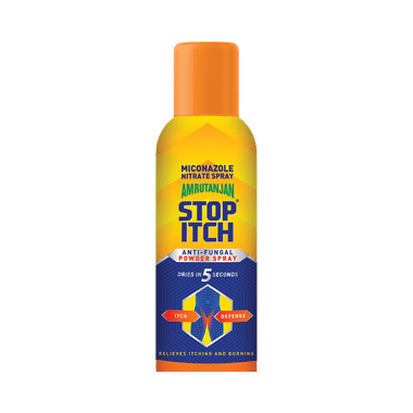 Amrutanjan Stop Itch Anti-Fungal Powder Spray