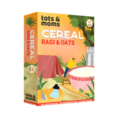 Tots And Moms Instant Mix Cereal Ragi & Oats