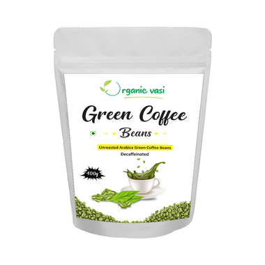 Organic Vasi Green Coffee Beans Decaffeinated