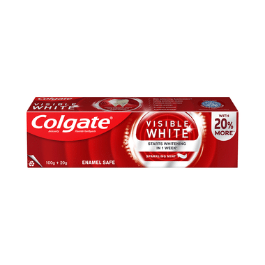 Colgate Visible White Toothpaste | Teeth Whitening Starts In 1 Week |