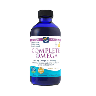 Nordic Naturals Complete Omega 1270mg Omega 3 + 170mg GLA for Healthy Skin, Joints and Cognition Lemon