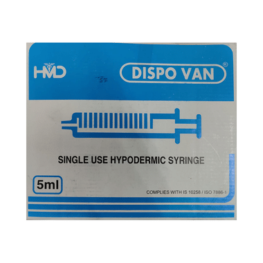 Dispovan Syringe Without Needle 5ml