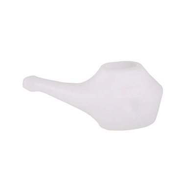 HealthAndYoga QwikFlo Travel Neti Pot Nasal Wash White