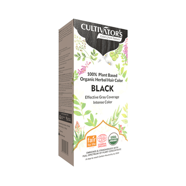 Cultivator's Organic Herbal Hair Color Black