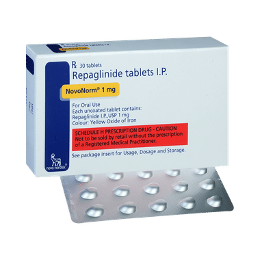 Novonorm 1mg Tablet
