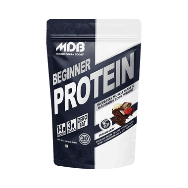 MDB Master Dream Bodies Beginner Protein 14g Whey Concentrate Strawberry