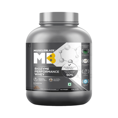 MuscleBlaze MuscleBlaze Biozyme Performance Whey Protein | For Muscle Gain | Improves Protein Absorption | Nutrition Care