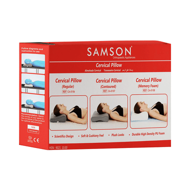 Samson CA0106 Cervical Pillow (Regular) Universal Grey