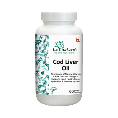 La Nature's Cod Liver Oil Softgel Capsules