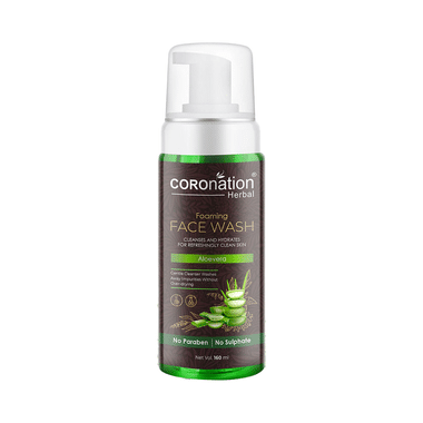 Coronation Herbal Aloevera Foaming Face Wash (160ml Each)