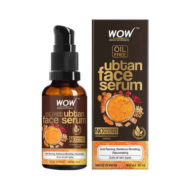 WOW Skin Science Oil Free Ubtan Face Serum