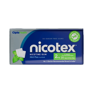 Nicotex Chewing Gums Sugar Free Mint