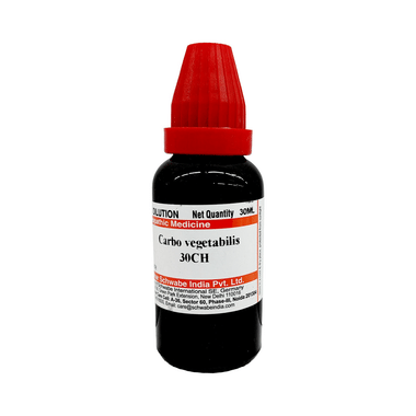 Dr Willmar Schwabe India Carbo Vegetabilis Dilution 30 CH