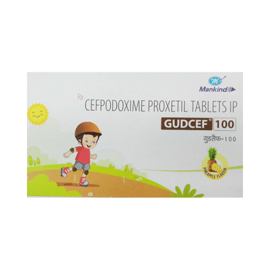 Gudcef 100 Tablet DT Pineapple