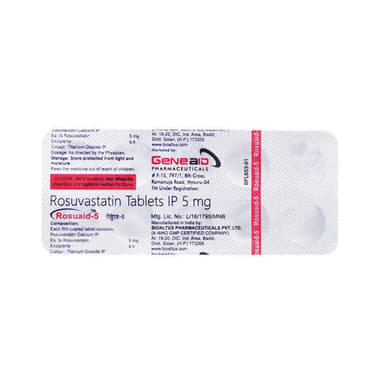 Rosuaid 5mg Tablet
