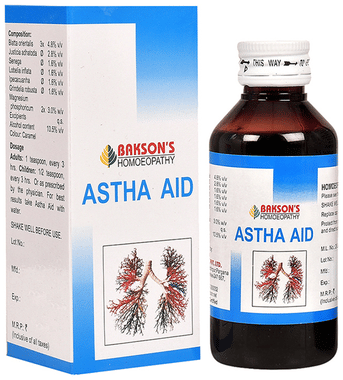 Bakson's Homeopathy Astha Aid Syrup Bakson's Homeopathy Astha Aid Syrup