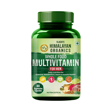Vlado's Himalayan Organics Whole Food Multivitamin For Men Vegetarian Capsule