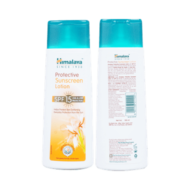 Himalaya Protective Sunscreen Lotion SPF 15 | Provides UVA/UVB Protection