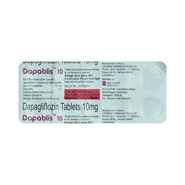 Dapablis 10mg Tablet