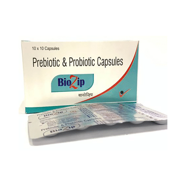 Vogue Wellness Biozip Dietary Supplement - Probiotic & Prebiotic Capsule