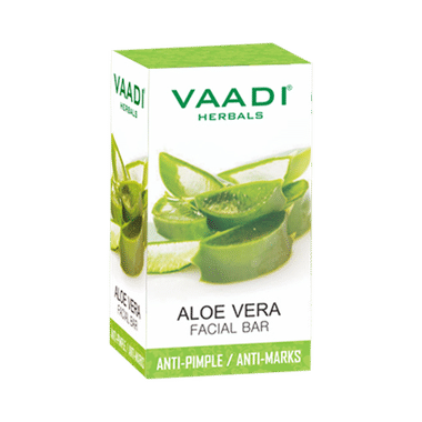 Vaadi Herbals Value Pack Of 4 Aloe Vera Facial Bar With Extract Of Tea Tree (25gm)