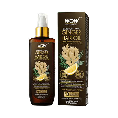 WOW Skin Science Dandruff Care Ginger Hair Oil