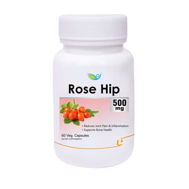 Biotrex Rose Hip Extract 500mg Veg Capsule