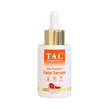 TAC The Ayurveda Co. 15% Vitamin C Face Serum For Toning & Brightening