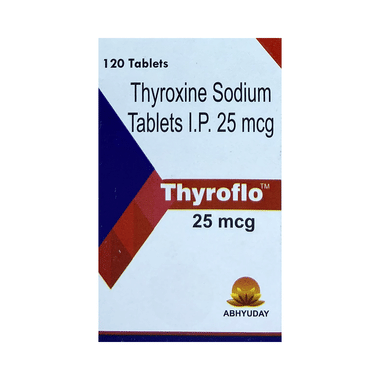 Thyroflo 25mcg Tablet