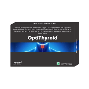 Trexgen OptiThyroid For Hypothyroidism Support | Tablet