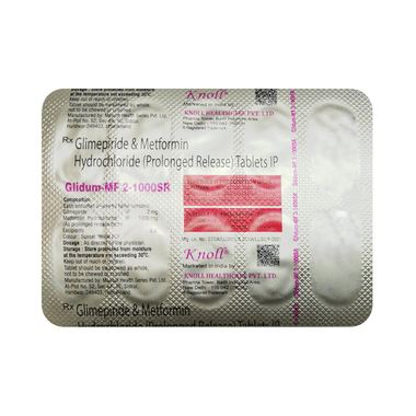 Glidum MF 2-1000 SR Tablet