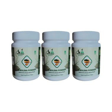 Twin Green Agrotech Spirulina Powder (100gm Each)