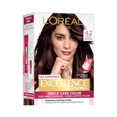 Loreal Excellence Creme Triple Care Color Cream Plum Brown